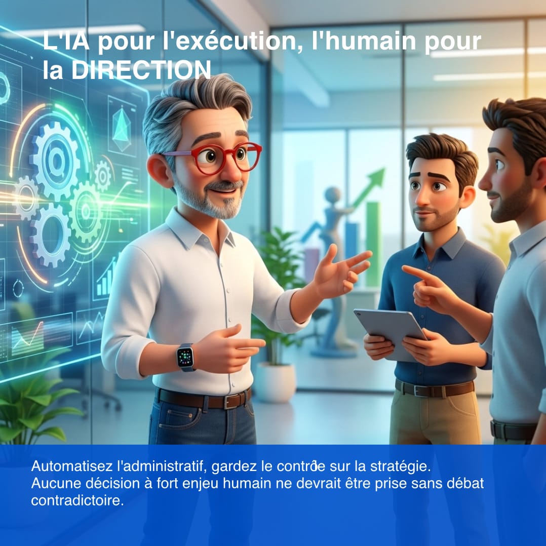 L'IA s'occupe de l'exécution; l'humain de la stratégie.
